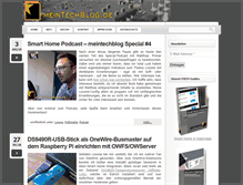Tablet Screenshot of meintechblog.de
